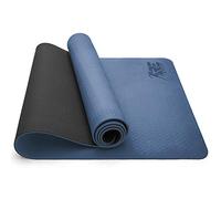 RE:SPORT Tapis de Yoga TPE sans Phthalates - tapis de gymnastique antidérapant, tapis de fitness sans polluants, matelas avec sangle de transport, 183 x 61 x 0,6 cm
