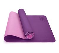 RE:SPORT Tapis de Yoga TPE sans Phthalates - tapis de gymnastique antidérapant, tapis de fitness sans polluants, matelas avec sangle de transport, 183 x 61 x 0,6 cm