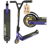 RE:SPORT Trottinette Freestyle REVO avec Support | Stunt Scooter Professionnelle pour Enfants et Adultes | Trottinette Cascade Roues en polyuréthane et Barre en Y, roulement à Billes ABEC 9