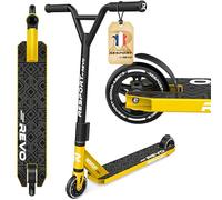 RE:SPORT Trottinette Freestyle REVO avec Support | Stunt Scooter Professionnelle pour Enfants et Adultes | Trottinette Cascade Roues en polyuréthane et Barre en Y, roulement à Billes ABEC 9