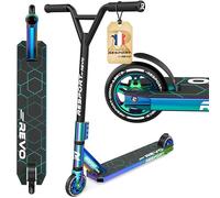 RE:SPORT Trottinette Stunt Revo pour enfants et adultes, avec support, 100 mm, roues en polyuréthane et barre en Y, roulement à billes ABEC 9, trottinette cascade, trottinette freestyle