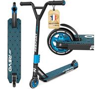 RE:SPORT Trottinette Stunt Revo pour enfants et adultes, avec support, 100 mm, roues en polyuréthane et barre en Y, roulement à billes ABEC 9, trottinette cascade, trottinette freestyle