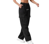 Re Tech UK - Pantalon cargo pour femme avec 4 poches - Tissu extensible de qualité benglaine - Coupe décontractée, taille haute élastique - Excellent pantalon cargo pour femme - Pantalon de travail