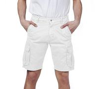 RE&X Jeans Pantaloni Corti Uomo Cargo Slim FIT Casual Denim