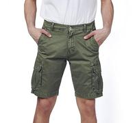 RE&X Jeans Pantaloni Corti Uomo Cargo Slim FIT Casual Denim