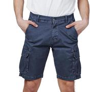 RE&X Jeans Pantaloni Corti Uomo Cargo Slim FIT Casual Denim