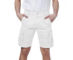 RE&X Jeans Pantaloni Corti Uomo Cargo Slim FIT Casual Denim