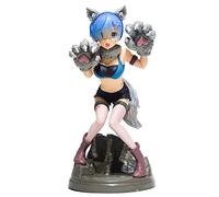 Re Zero Anime Figure Rem Figure The Big Bad Wolf Remu Action Figurine Modèle Statue Jouets Poupée Ornements Décoration Cadeau Figure Poupée
