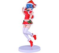 Re Zero Figures, REM Figure Statue 23cm / 9inch Vêtements de Noël REM Cosplay PVC Action Figure Statues Modèle Jouets Anime Personnages Collection Décoration