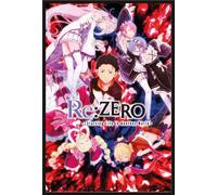 Re-Zero - Poster - Key Art + cadre interchangeable, Shinsuke® Maxi plastique noir, vitre acrylique