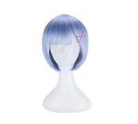 Re zero Ram Rem perruques coiffe Re: la vie dans un monde différent de zéro Cosplay Costumes bleu rose maillots de bain taille unique bleu STYLE 1