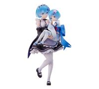 Re Zero - Rem & Rem Enfance - Statuette 23cm