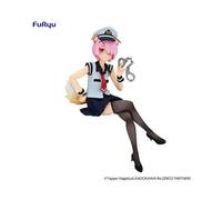 Re:Zero Starting Life In Another World Noodle Stopper - Statuette Ram Police Officer Cap With Dog Ears 16 Cm