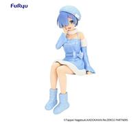Re:Zero Starting Life In Another World Noodle Stopper - Statuette Rem Snow Princess Pearl Color Ver. 14 Cm