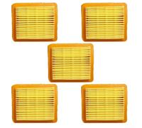Re5pcs Filtre à Air Filtre à Air pour Honda GX50 GX-50 47.9CC, 4 temps Moteur Débroussailleuse Tondeuse Filtre Remplacement Filtration Optimale Plastique Jaune