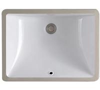 Rea Adela umywalka 46x33 cm prostokątna podblatowa biała REA-U6653