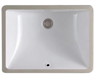 Rea Adela umywalka 46x33 cm prostokątna podblatowa biała REA-U6653