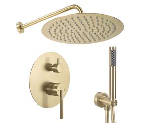Rea Argon kit de salle de bain encastré oui doré REA-P7810