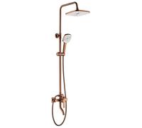 Rea Argus ensemble de douche mural oui cuivre REA-P3001