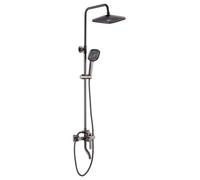 Rea Argus ensemble de douche mural oui graphite REA-P6535