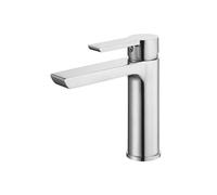 Rea Robinet de lavabo Argus Chrom Low Mitigeur Salle de Bain en Laiton Monocommande Chaude et Froide Réglable Robinet de Lavage à la Main (Chrome)
