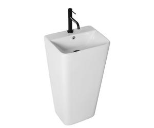 Rea Aris umywalka 44x37,5 cm prostokątna wolnostojąca biała REA-U5637