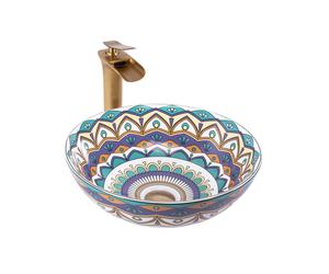 Rea Aztec lavabo 40x40 cm ronde à poser REA-U7501