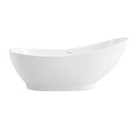 Rea - Baignoire Autoportante Sorento - Blanc 180-192x78,5x76,5cm