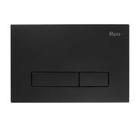 Rea - Bouton Hd pour Meuble Encastré Wc K011a-q I Slim 024n Noir - 3,5x24,5x16 cm
