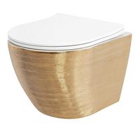 Rea Carlo ensemble cuvette + abattant suspendue oui REA-C6942