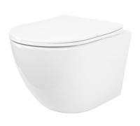 REA CARLO MINI TORNADO NF CUVETTE WC SUSPENDUE BLANC CUVETTE DE TOILETTE SUSPENDUE EN CÉRAMIQUE