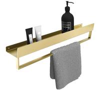 Rea Étagère de salle de bain SF01 60 cm gold brush Organiseur salle de bain Porte-objets douche en acier inoxydable Étagère de douche murale (or brossé)