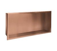 Rea Étagère de niche, 30 x 60 cm, cuivre brossé