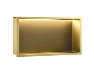 Rea étagère encastrée 63 cm doré REA-08543