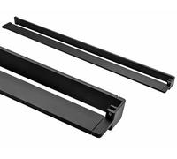 Rea Etagere pour PAROI DE Douche Evo Black Support de Douche en Aluminium pour Salle de Bain (Noir)