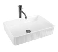 Rea Fiorella lavabo 50x34 cm rectangulaire à poser blanc REA-U6621