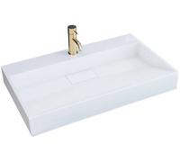 Rea Goya lavabo 70x46 cm rectangulaire classique-à poser blanc REA-U8902