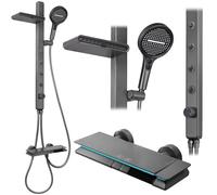 Rea Karl kit de salle de bain mural oui graphite REA-P4880