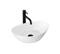 Rea Kate lavabo 45x27 cm ovale à poser blanc REA-U6802