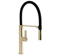 Rea Lago mitigeur de cuisine sur pied noir-or/vieil or REA-B9336