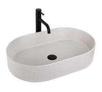 Vasque À Poser NADIA 60 Lavabo Beige 61X38 5X12CM