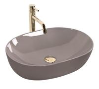 REA LISA SHINY VASQUE À POSER OVAL BEIGE VASQUE À POSER EN CÉRAMIQUE