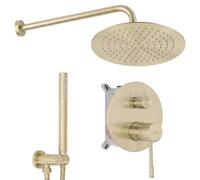 Rea Lungo ensemble de douche encastré oui doré REA-P9665