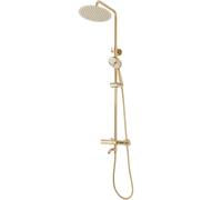 Rea Lungo Gold zestaw wannowo-prysznicowy termostatyczny złoty REA-P4114