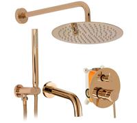 Rea Lungo kit baignoire-douche encastré cuivre REA-P7998