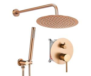 REA LUNGO KIT DE DOUCHE ENCASTRÉ CUIVRE BROSSÉ KIT DE DOUCHE EN LAITON
