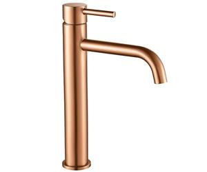 REA LUNGO ROBINET DE LAVABO HIGH CUIVRE BROSSÉ ROBINET DE LAVABO HAUT