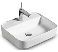 Rea Vasque à poser Martina White Lavabo Salle de Bain 515 x 410 x 130 mm en Céramique (Blanc)