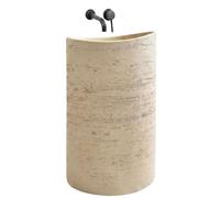 Rea Merlo lavabo 55x34 cm ovale autoportante marron/beige mat REA-U0616