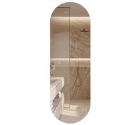 Rea - Miroir - Mol-Ov 150x50 LED Ovale - Bicchiere - Trasparente - 2x50x150 cm